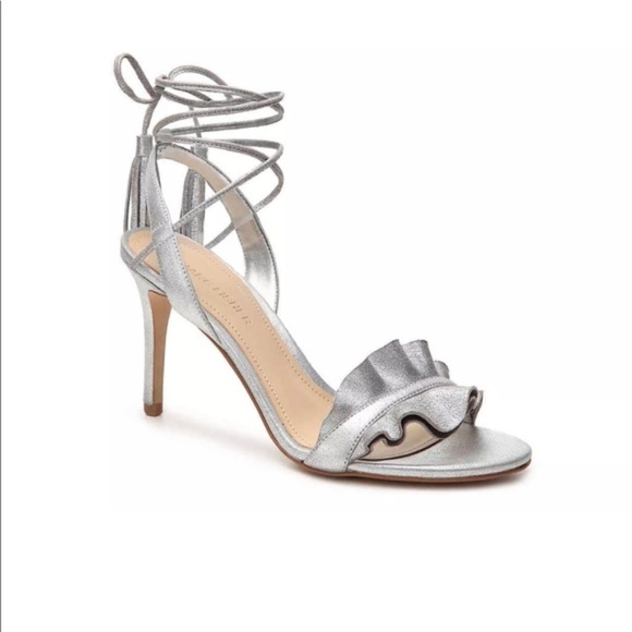 marc fisher silver heels